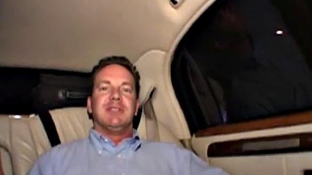 slut sucking dick in the back of car