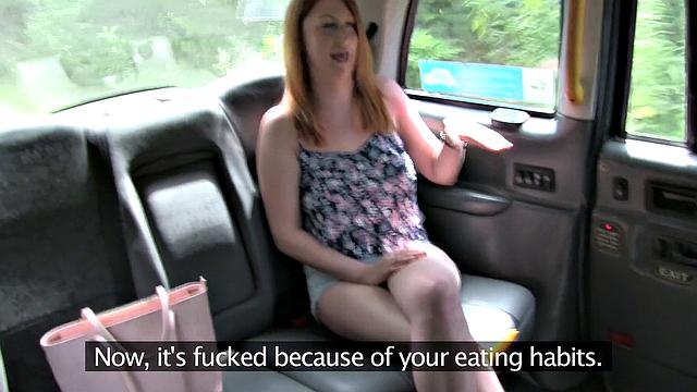 Tattooed chick pays off her debt with deep doggy & car play