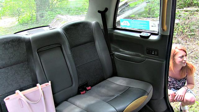 Tattooed chick pays off her debt with deep doggy & car play