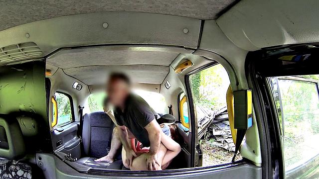 Tattooed chick pays off her debt with deep doggy & car play