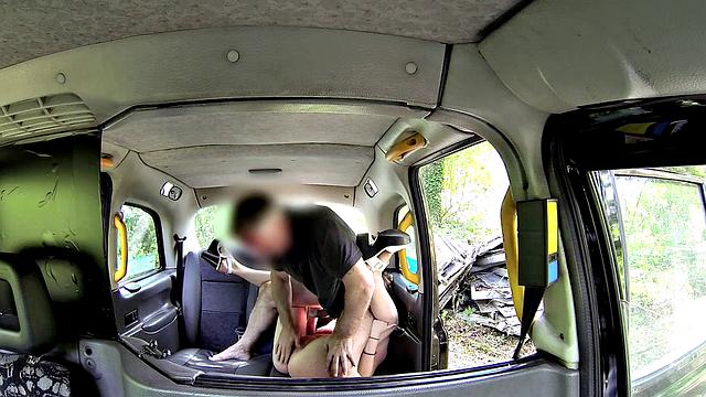 Tattooed chick pays off her debt with deep doggy & car play