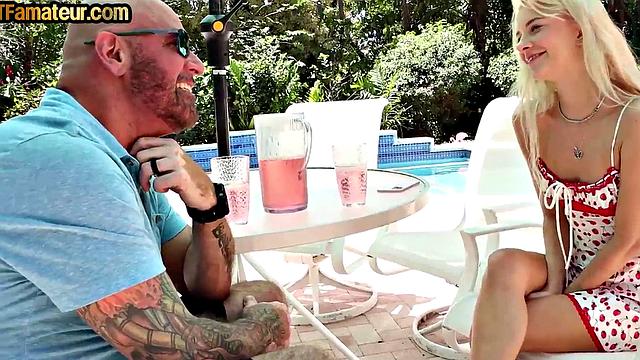 DTF amateur 21yo gets doggystyled in her tight pussy