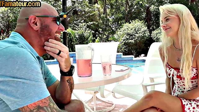 DTF amateur 21yo gets doggystyled in her tight pussy