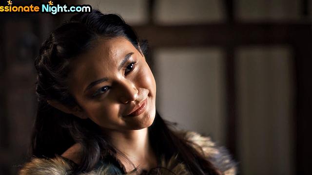 Busty elf beauty riding cock in cosplay