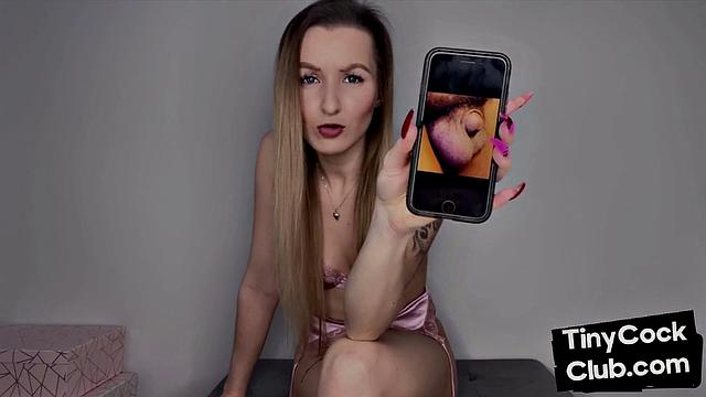 SPH femdom laughs off microdick incel