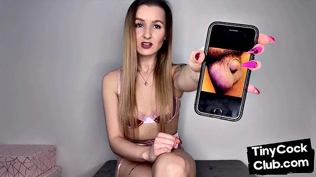 SPH femdom laughs off microdick incel