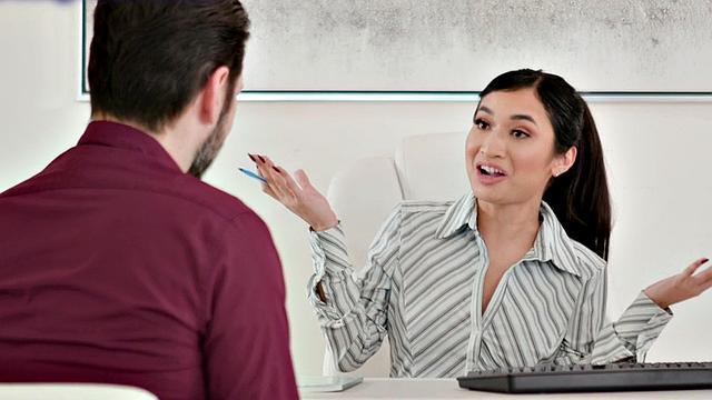 Ptite Asian Babe In Heels Rides Neighbor Cock