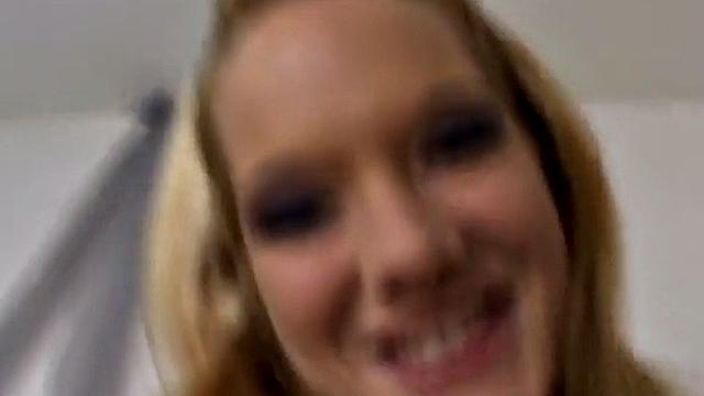 Blonde Teen in POV gets drilled hard in her tight missionary pose