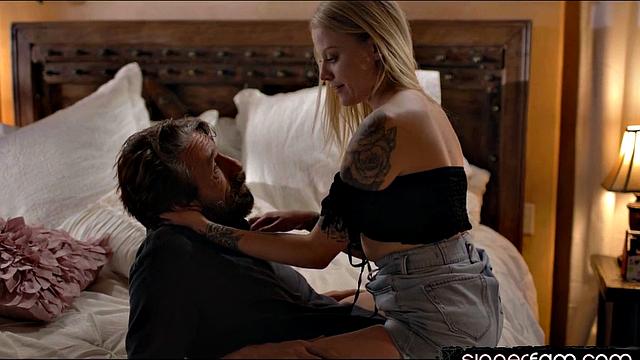 Stepdaughter gets pussybanged by stepdad