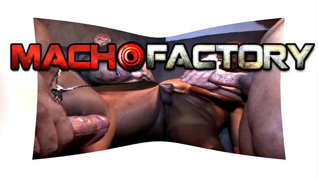Interracial Bathroom Threesome - Two Black Guys and a Latino Getting Wild