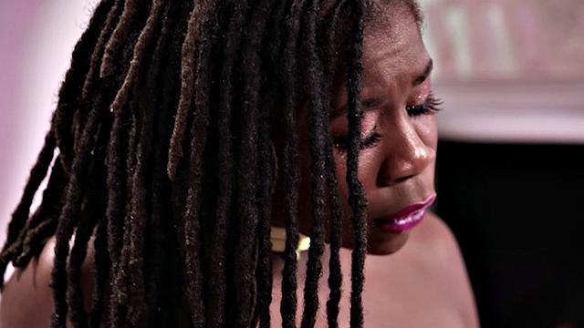 Ebony Babe Hazel Grace Bounces Big Natural Tits While Playing With Vibrator