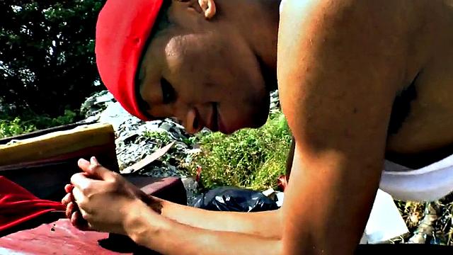 Real black thug drilled by BWC