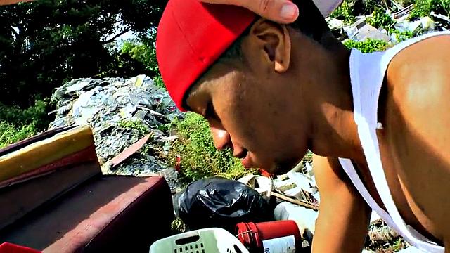 Real black thug drilled by BWC