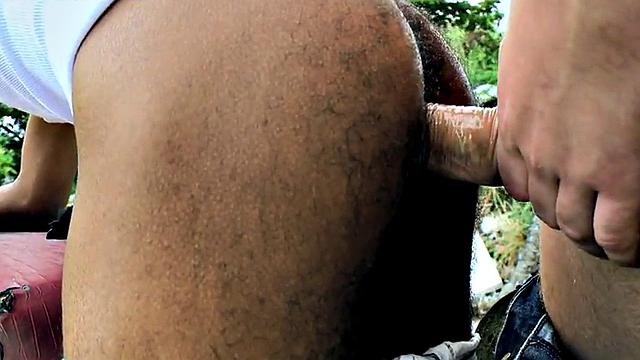 Real black thug drilled by BWC