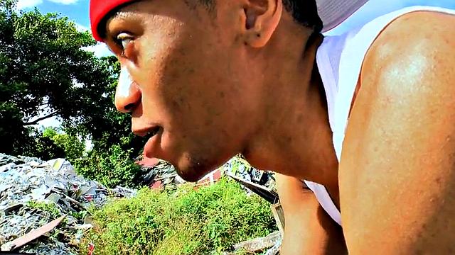 Real black thug drilled by BWC