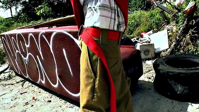 Real black thug drilled by BWC