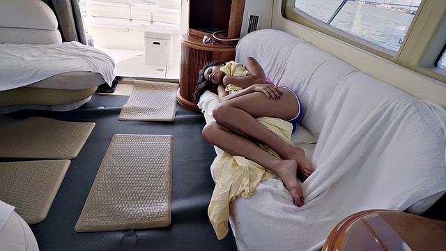 American babe with small tits and tight pussy gets a rough pounding in every position imaginable