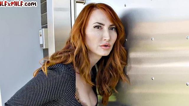 Busty lesbo MILF facesitting in 3some after foreplay