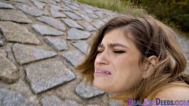 POV Lingerie babe stretching wet cunt