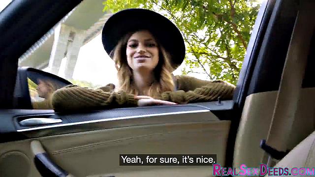 POV Lingerie babe stretching wet cunt