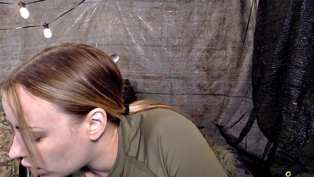 Camsoda - Naughty soldier masturbating in POV scene