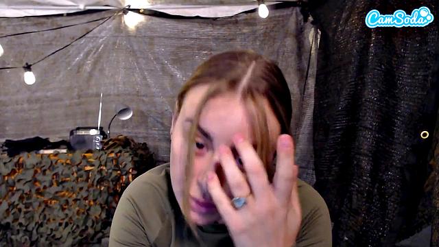 Camsoda - Naughty soldier masturbating in POV scene