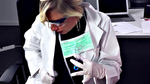 Red Super Dildo For Doctor's Birthday