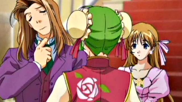 Horny hntai babe rides cock