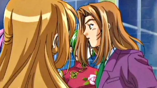 хентайная красотка скачет на члене