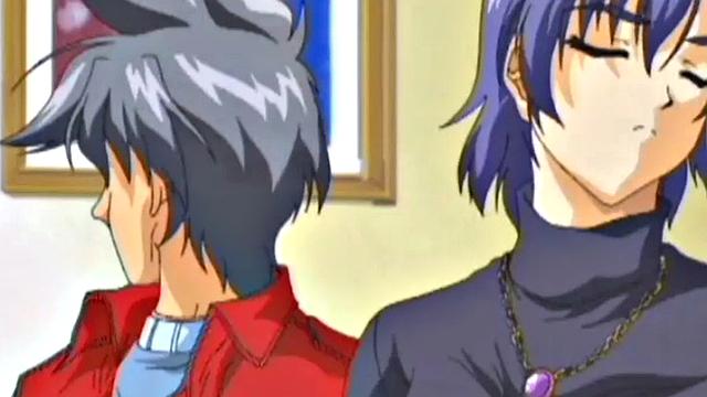 Horny hntai babe rides cock