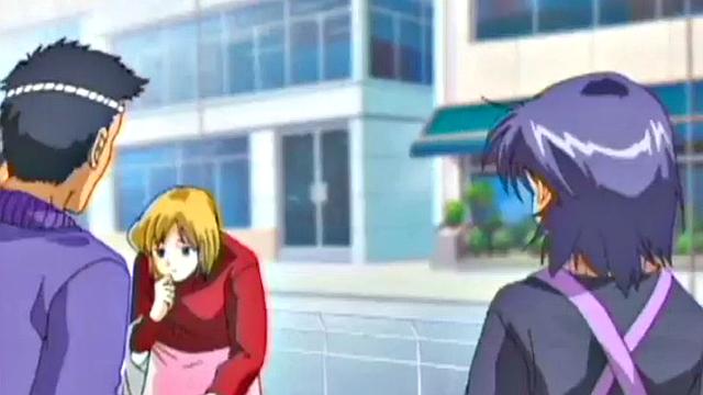 Horny hntai babe rides cock