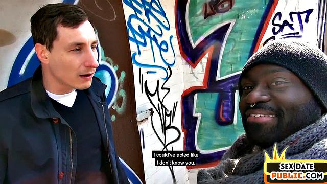 IR public amateur chick with small boobs 3way outdoors