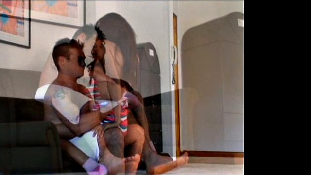 Карина гладит бритую киску и получает жёсткий трах