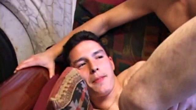 TJ Kummings and Martin Lorenzo pull out their cocks. TJ licks Martin's dick before the boys enjoy a hot exchange. TJ fucks Martin's ass.