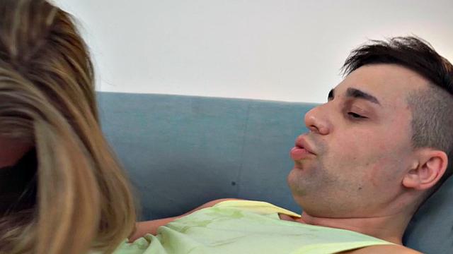 Cocksucking cute 21yo sinner deepthroating and ridingcock