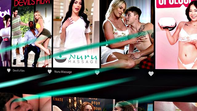 DEVILS GANGBANGS - Interracial Gangbang Erupts As Angelina Diamanti Sucks And Fucks Four Cocks
