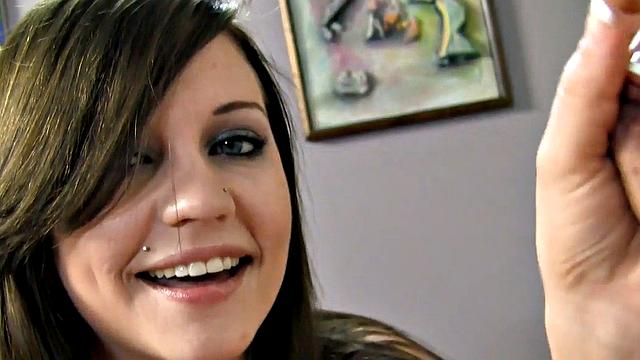 POV 21yo jerks oiled dick while talking dirty