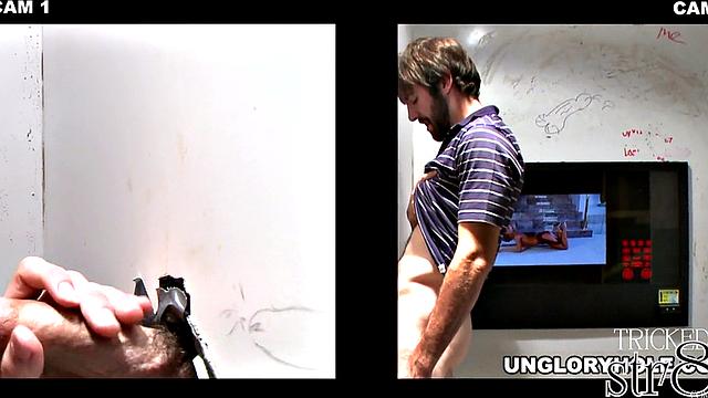 Straight cocksucked in gloryhole