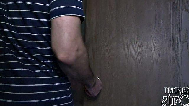 Straight cocksucked in gloryhole