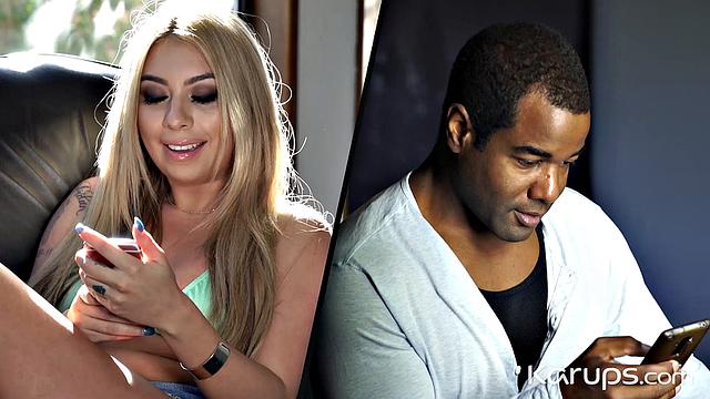 Kat Dior spreads her legs and takes every inch in a steamy straight fuck