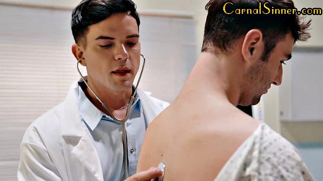 Cute Jock gets Assfucked by Doctor