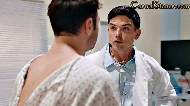 Cute Jock gets Assfucked by Doctor