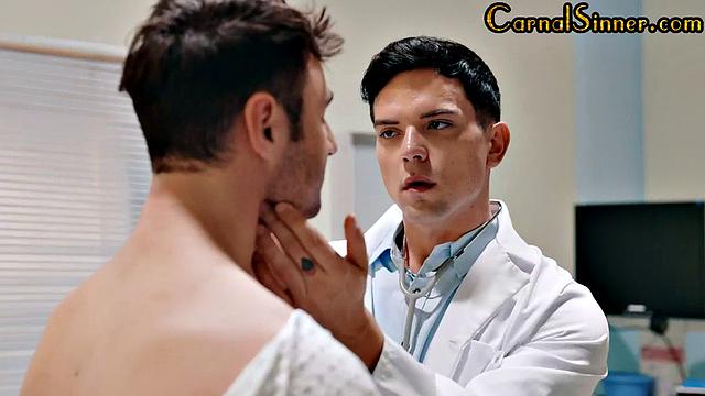 Cute Jock gets Assfucked by Doctor