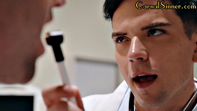 Cute Jock gets Assfucked by Doctor