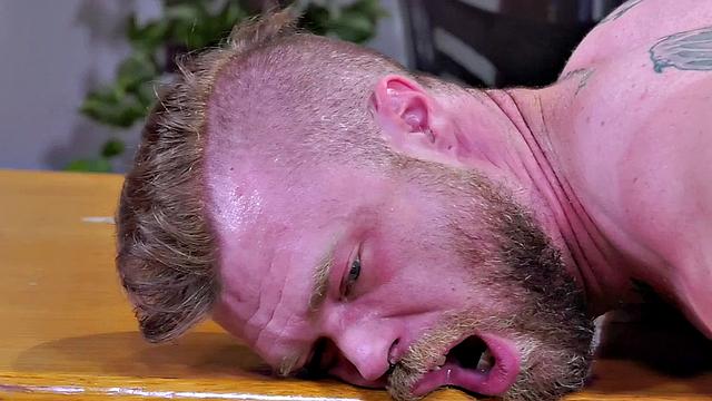 Analeaten bottom fingered and fisted by inked jock