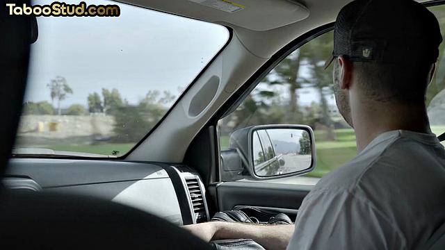 Handsome stud analfucking DILF