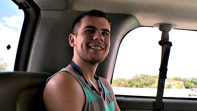 Fooled ginger stud fucks gay ass in pickup van until cum