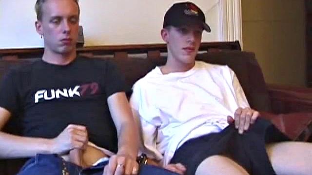 Shane makes a move on Roar. Shane sucks Roar, then Roar goes deep on Shane. After 69 action, Shane pushes into Roar's ass. Roar tops Shane and makes him cum.