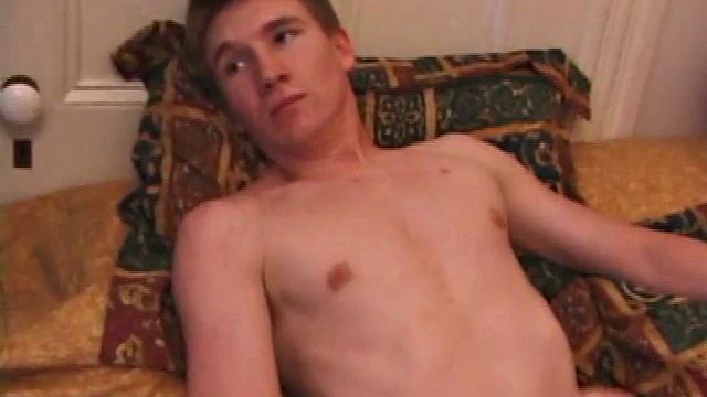 Casey Promontory is excited to stroke his cock for us. The twink quickly strips down to just his boxers, and then gets naked, before settling in for a nice long stroke show.