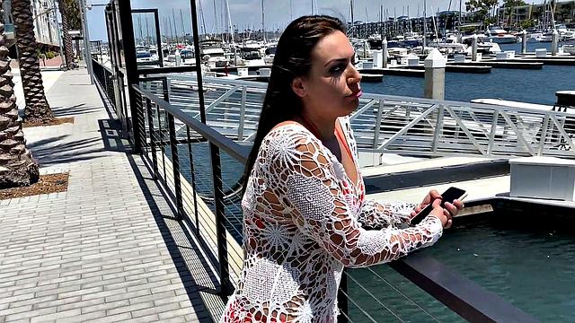 Tori gives a mouth massage